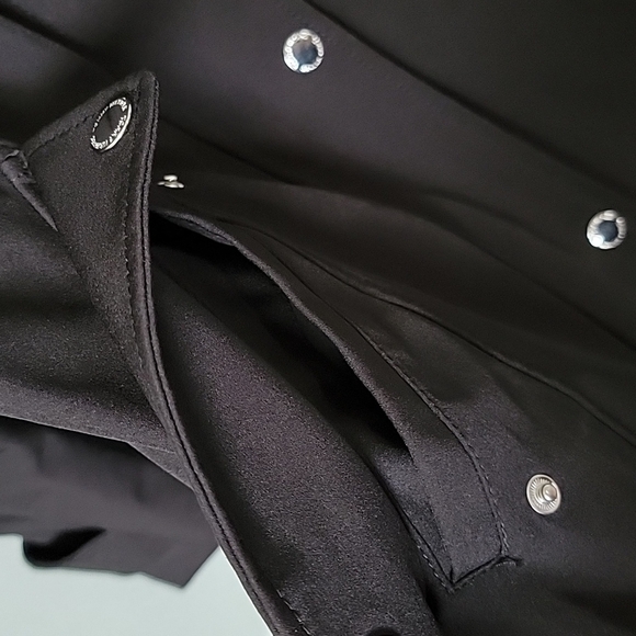 Tommy Hilfiger black hooded rain coat small - Picture 4 of 11